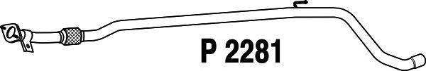 Avgasrör P2281