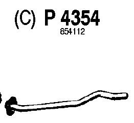 Exhaust Pipe P4354