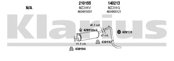 Exhaust System 600201E