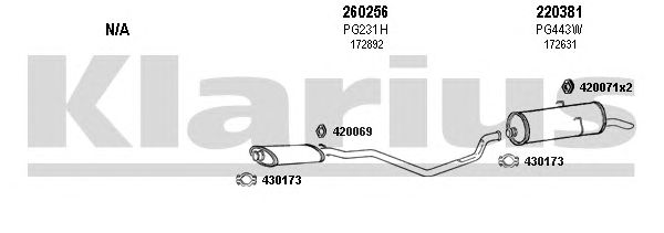 Exhaust System 630238E