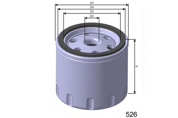 Fuel filter M323