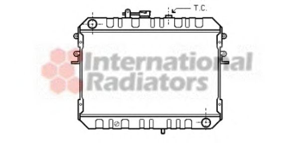 Radiator, engine cooling 27002046