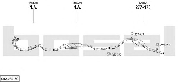 Exhaust System 092.054.50