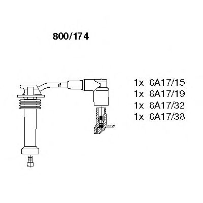 Ignition Cable Kit 800/174