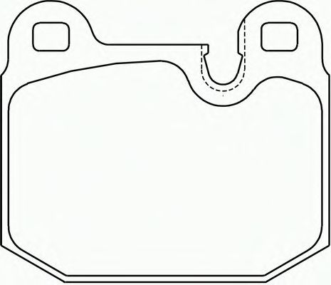 Brake Pad Set, disc brake P 06 006