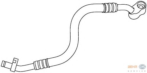 High-/Low Pressure Line, air conditioning 9GS 351 337-501