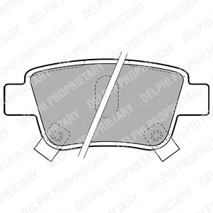 Brake Pad Set, disc brake LP1785