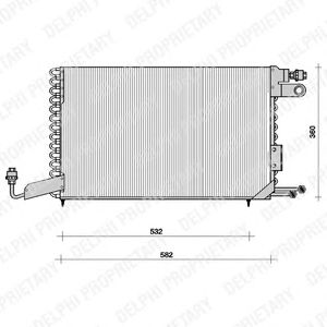 Condensator, airconditioning TSP0225101