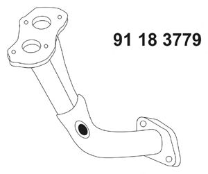 Exhaust Pipe 91 18 3779