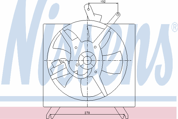 Ventilador, refrigeração do motor 85272