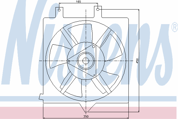 Fan, radiator 85281
