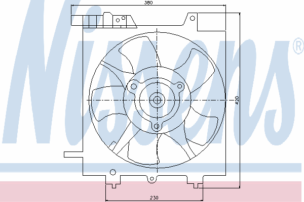 Fan, radiator 85283