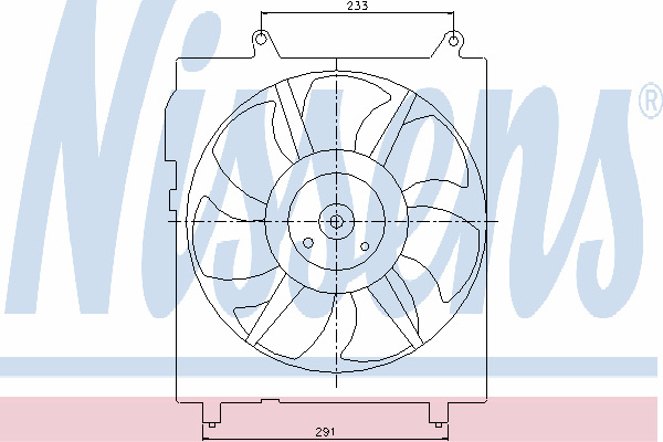Fan, radiator 85301