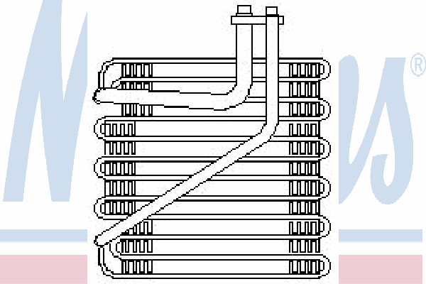 Evaporator, air conditioning 92138