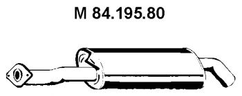Middle Silencer 84.195.80