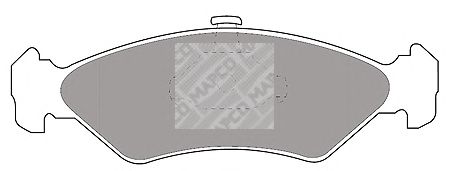 Brake Pad Set, disc brake 6188/1