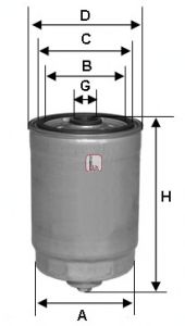 Fuel filter S 4441 NR