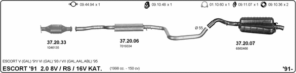 Exhaust System 525000080