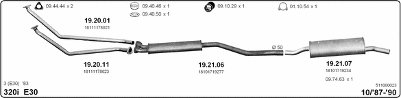 Exhaust System 511000023