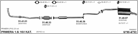 Exhaust System 558000037