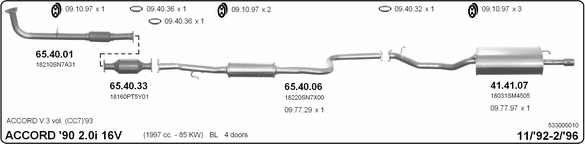 Exhaust System 533000010