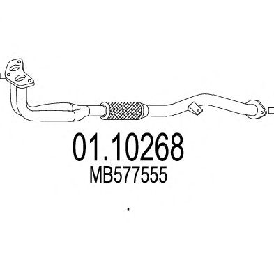 Exhaust Pipe 01.10268
