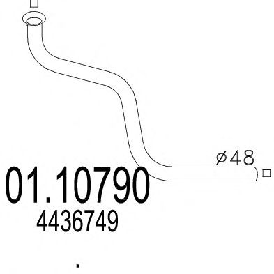 Exhaust Pipe 01.10790
