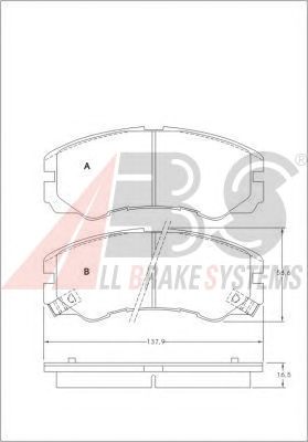 Brake Pad Set, disc brake 36793