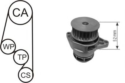 Water Pump & Timing Belt Kit WPK-153001