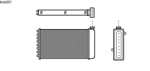Permutador de calor, aquecimento do habitáculo AU6057