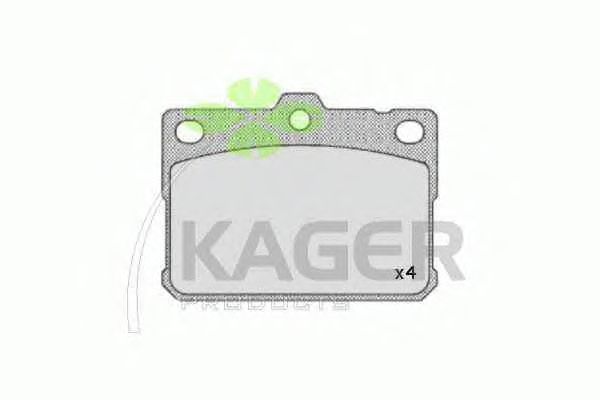 Brake Pad Set, disc brake 35-0252