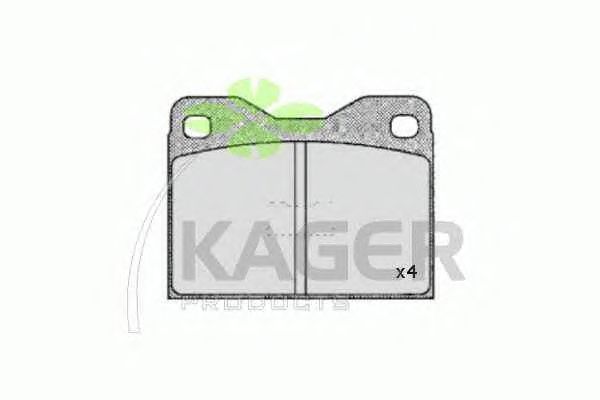 Brake Pad Set, disc brake 35-0414