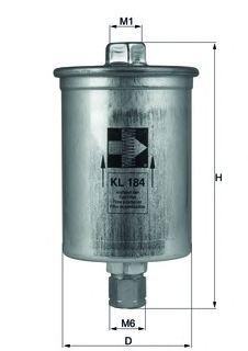 Filtre à carburant KL 184