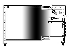 Condenser, air conditioning 716N11