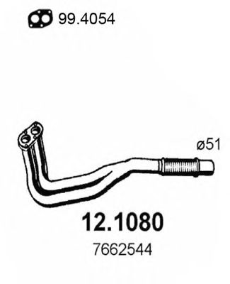 Exhaust Pipe 12.1080