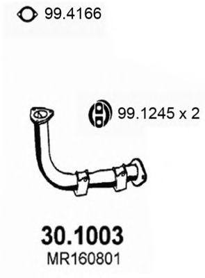 Exhaust Pipe 30.1003