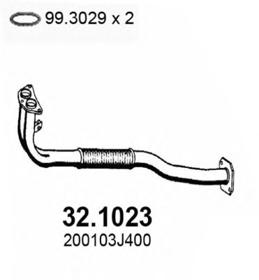 Exhaust Pipe 32.1023