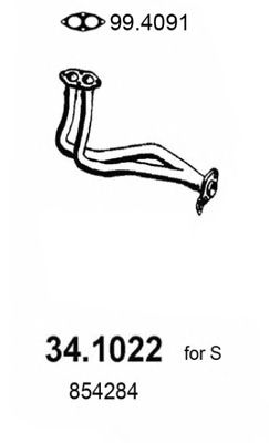 Exhaust Pipe 34.1022