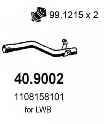 Exhaust Pipe 40.9002