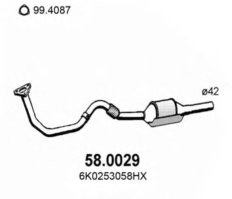 Catalytic Converter 58.0029
