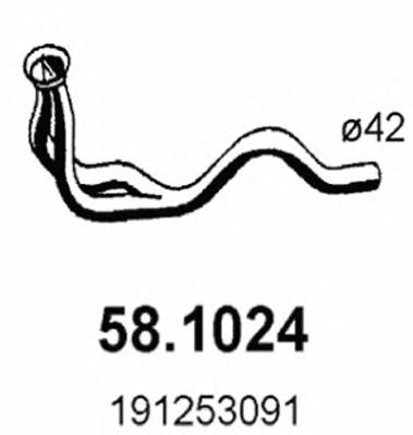 Exhaust Pipe 58.1024