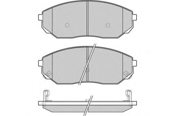 Brake Pad Set, disc brake 12-1116