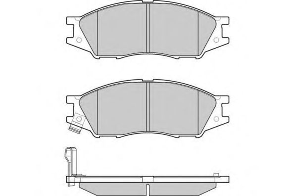 Brake Pad Set, disc brake 12-1208