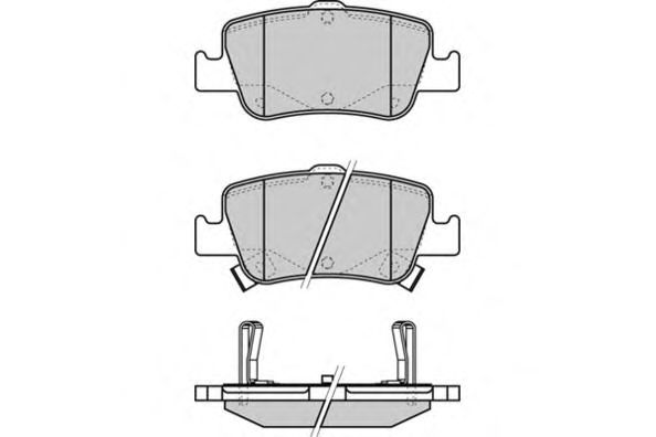 Brake Pad Set, disc brake 12-1341