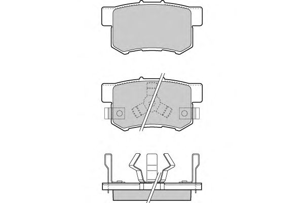 Brake Pad Set, disc brake 12-1374