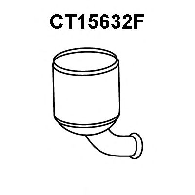 Soot/Particulate Filter, exhaust system CT15632F
