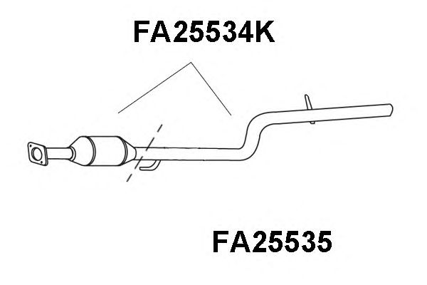 Catalytic Converter FA25534K