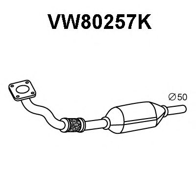 Katalizatör VW80257K