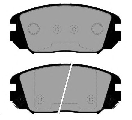 Brake Pad Set, disc brake PA1824