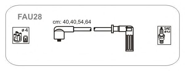 Ignition Cable Kit FAU28